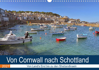 Kalender 2027: Von Cornwall nach Schottland